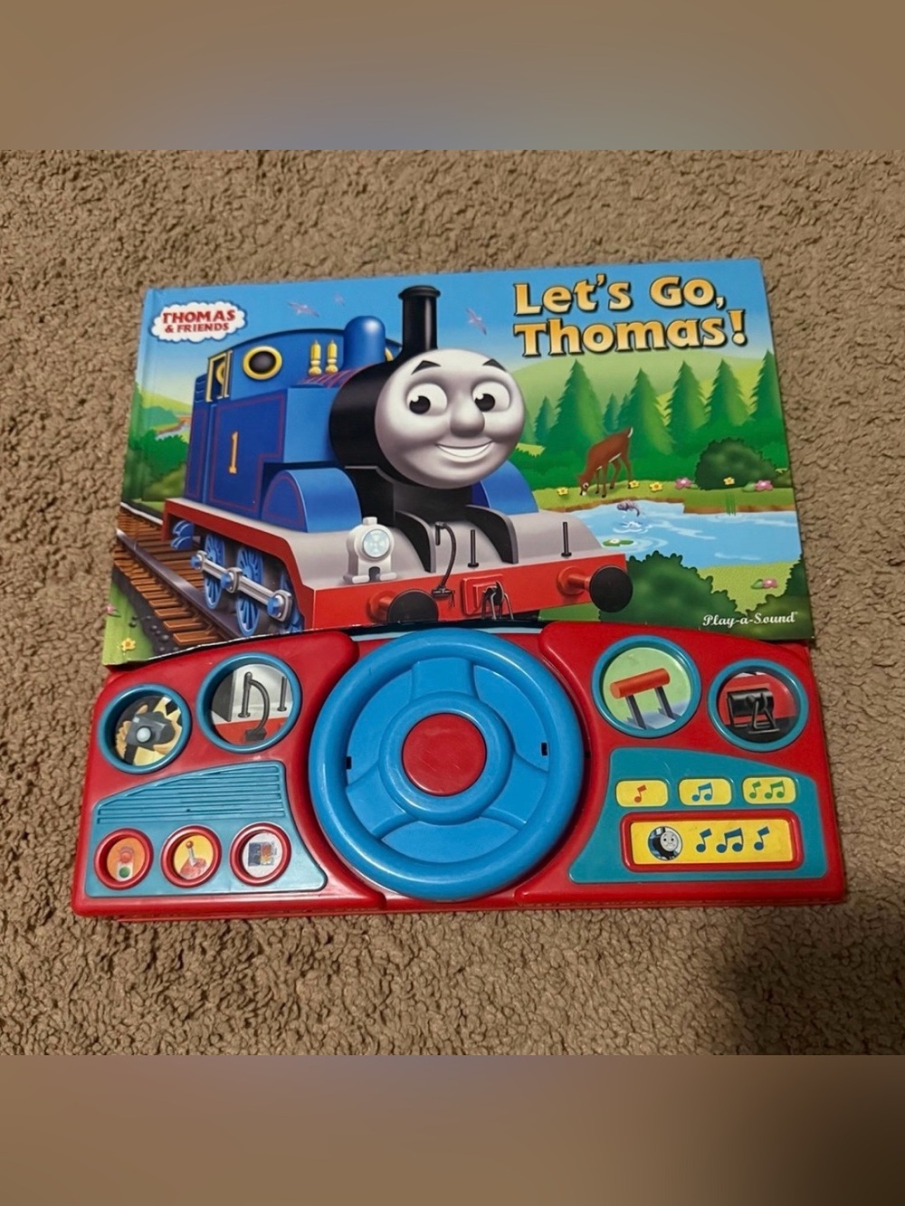Kohl's Thomas the Tank Engine Play-a-Sound Toy - Blue and Red